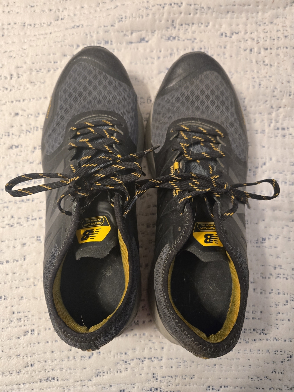 New Balance Gray and Yellow Women's Athletic Sneakers